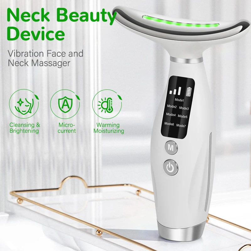 LumiLift Neck & Face Vibration Massager – Advanced Skin Lifting Device