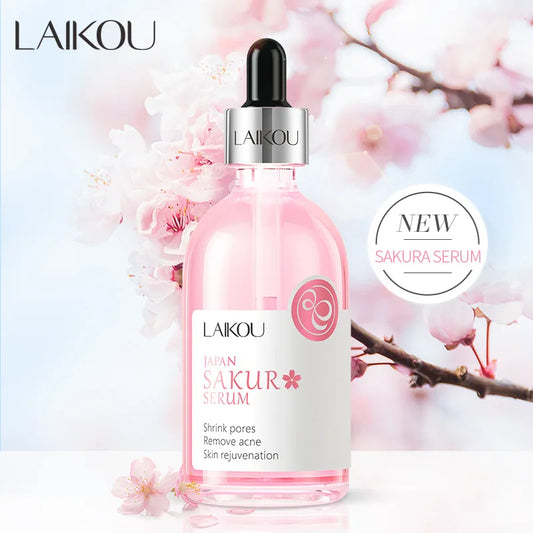 LAIKOU Sakura Vitamin C Essence - Hydrating & Brightening Facial Serum