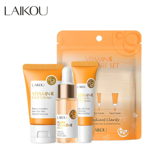 GoldenGlow 24K Sakura Vitamin C Skincare Set – Ultimate Moisturizing Face Care Kit