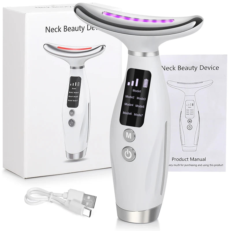 LumiLift Neck & Face Vibration Massager – Advanced Skin Lifting Device