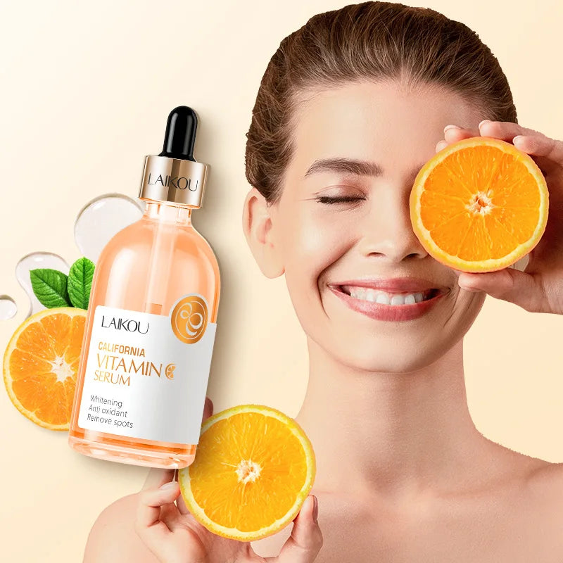 LAIKOU Sakura Vitamin C Essence - Hydrating & Brightening Facial Serum